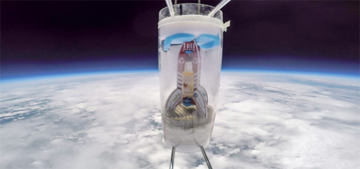Packaging Company sends Recycled Rocket into Space with Whisky as payload!