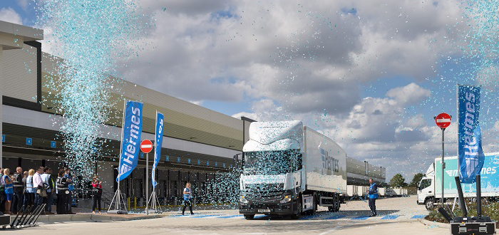 Hermes opens the UK’s largest parcel hub.