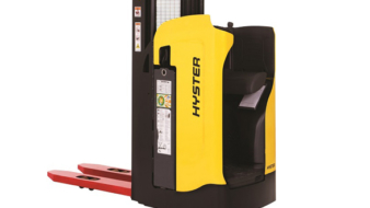 NEW HYSTER® RIDER STACKER TRUCK HELPS MANAGE VARIABLE DEMAND .