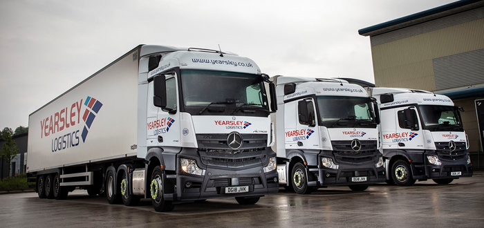 Frozen Food Logistics Specialist’s Mercedes-Benz Actros Are Too Hot For The Competition.