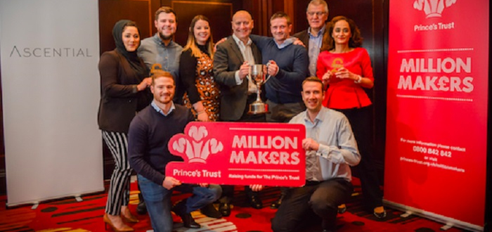 HERMES TEAM SECURES LARGEST EVER AMOUNT RAISED IN YORKSHIRE FOR THE PRINCE’S TRUST MILLION MAKERS