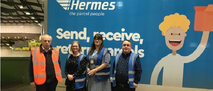 MP visits Hermes depot to see the firm’s commitment to the south