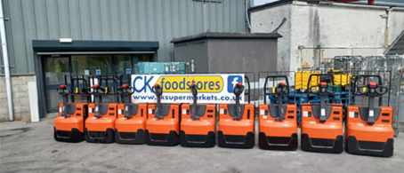 ‘Second life’ forklift fleet is first choice for CK Food Services