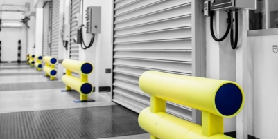 BRANDSAFE’S NEW POLYMER SAFETY BARRIER RANGE FOR IMPROVED WAREHOUSE IMPACT PROTECTION