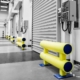 BRANDSAFE’S NEW POLYMER SAFETY BARRIER RANGE FOR IMPROVED WAREHOUSE IMPACT PROTECTION