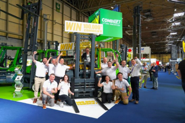 Win Combilift’s Landmark 100,000th Multidirectional Forklift and support UNICEF 