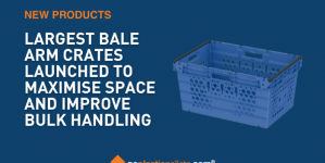 GOPLASTICPALLETS.COM LAUNCHES LARGEST BALE ARM CRATES TO MAXIMISE SPACE AND IMPROVE BULK HANDLING